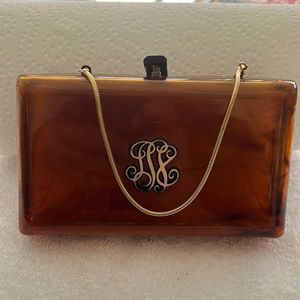 Bakelite 50’s evening bag tortoise